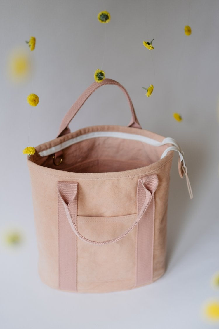 Baer Built Small Canvas Tote Blush Pink