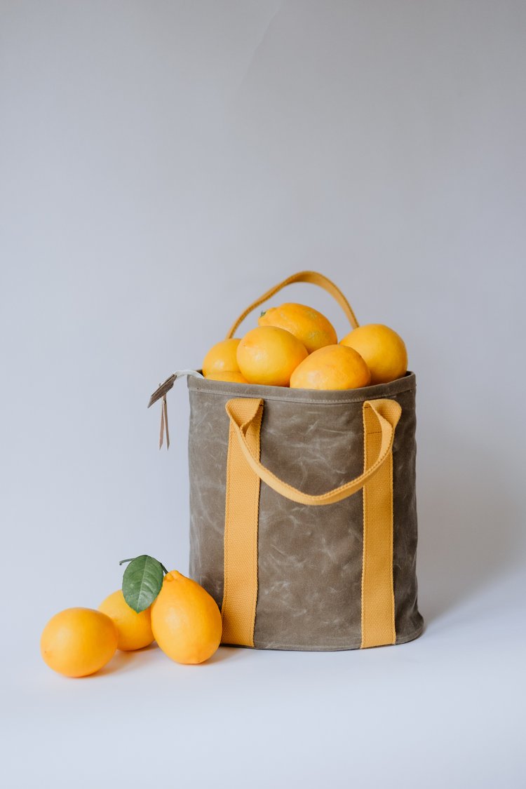 Baer Built Small Canvas Tote Chamomile/Yellow