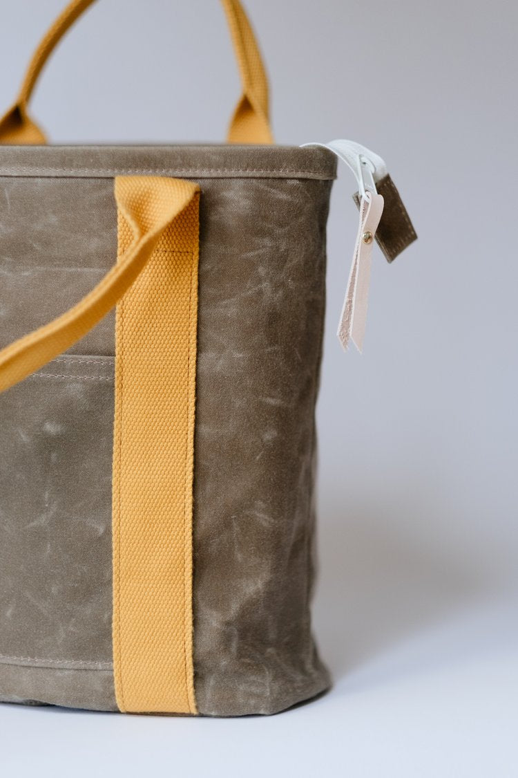Baer Built Small Canvas Tote Chamomile/Yellow