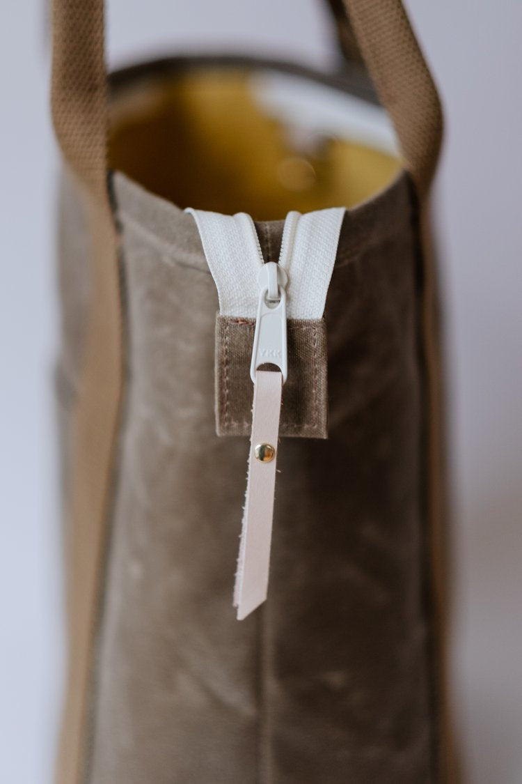 Baer Built Small Canvas Tote Chamomile/Khaki