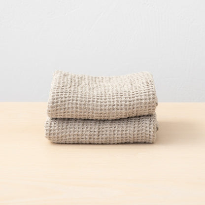 Linen Waffle Hand Towel Set