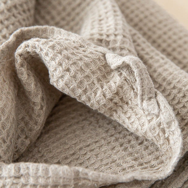 Linen Waffle Hand Towel Set