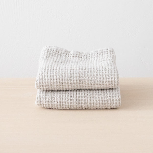 Linen Waffle Hand Towel Set