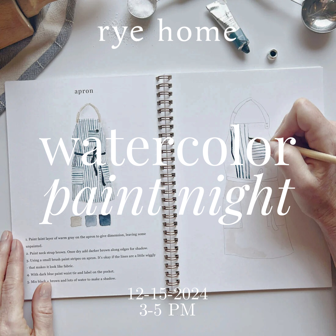 Watercolor Paint Night at Rye