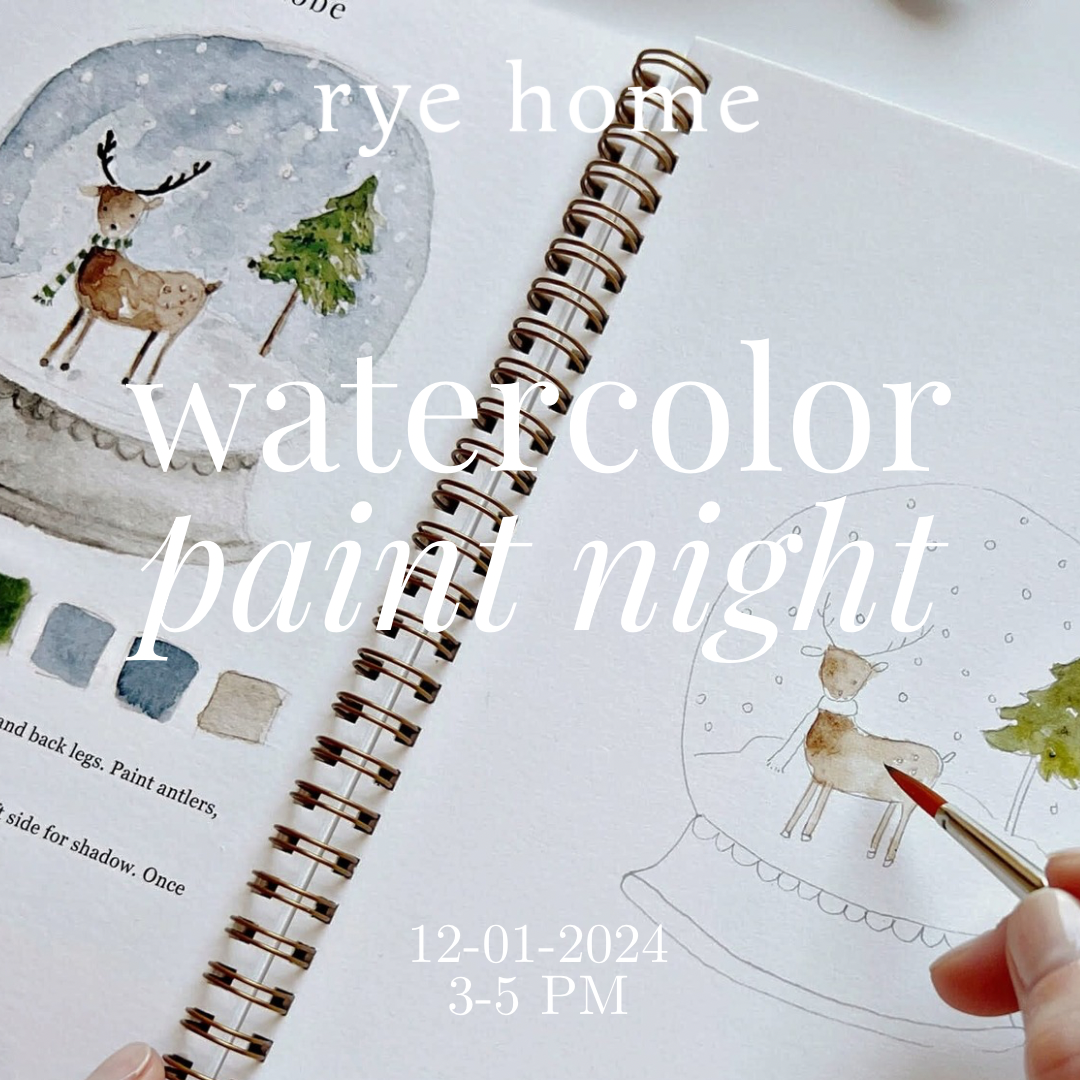 Watercolor Paint Night at Rye