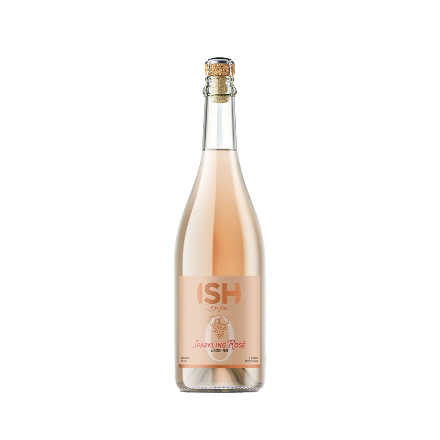 ISH Sparkling Rosé Non-Alcoholic Wine