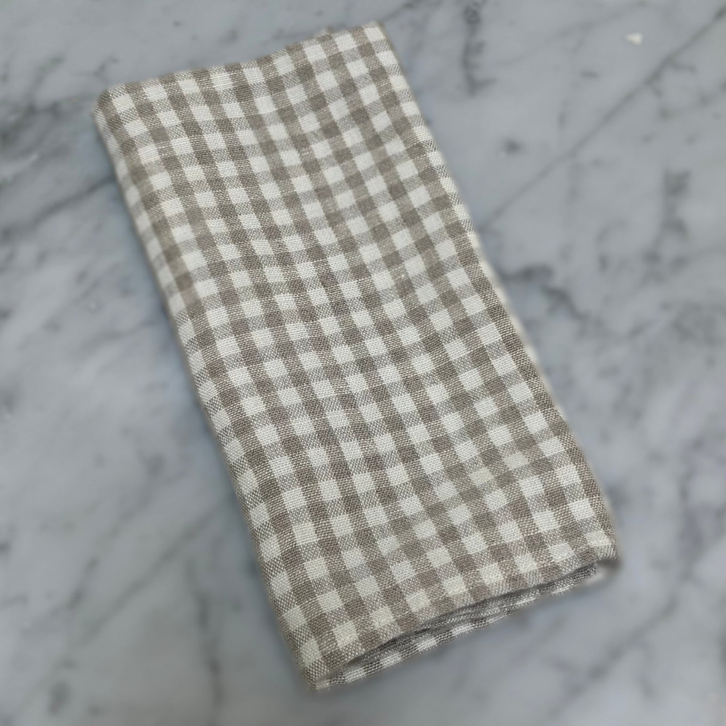 Gingham Linen Napkins