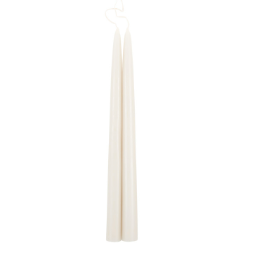 Dipped Taper Candles 12"- Parchment