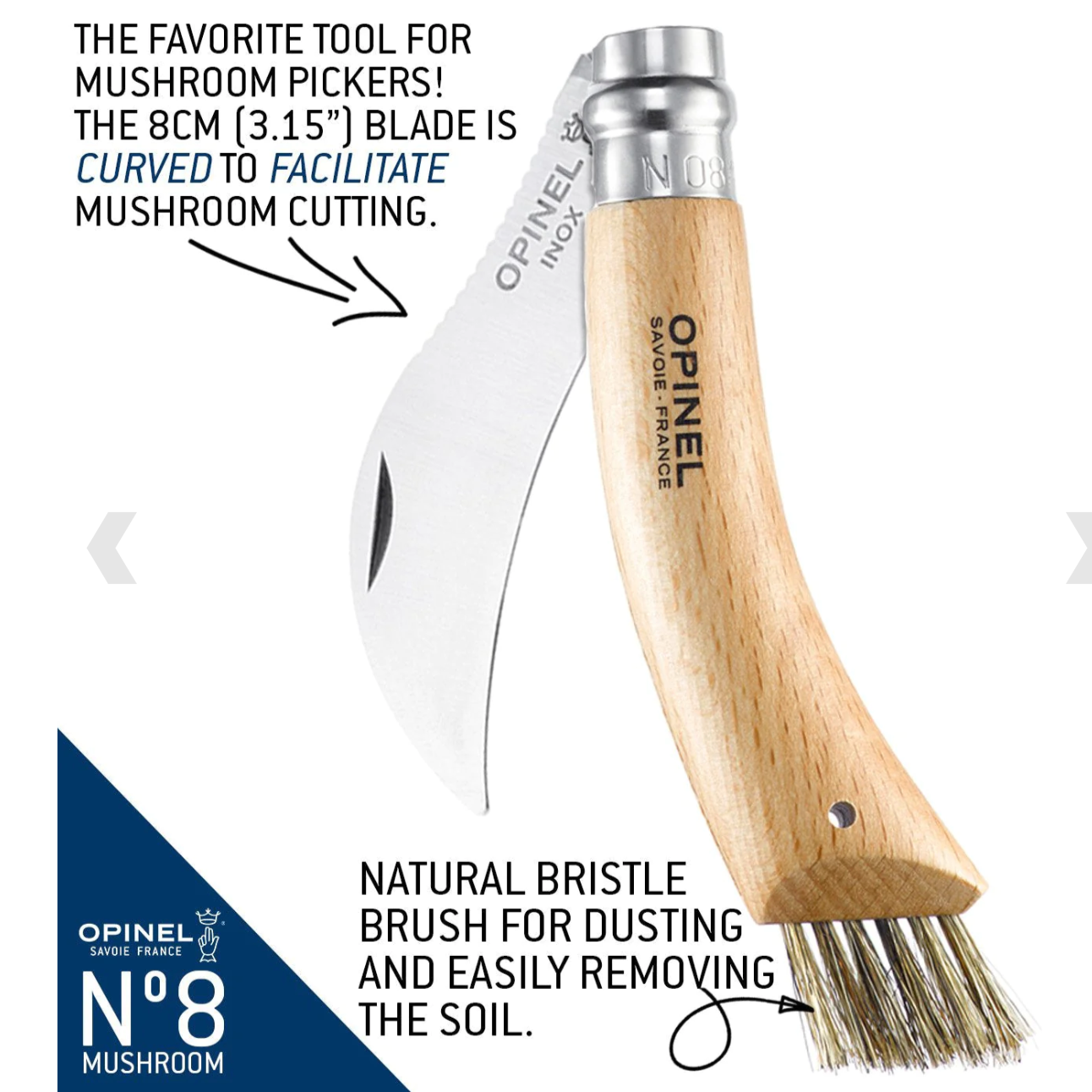 No.08 Stainless Steel Mushroom Knife