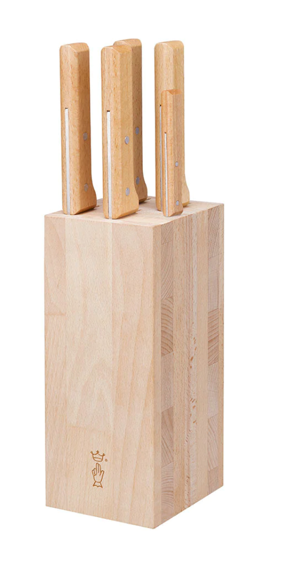 Parallele 5 Piece Chef Knife Set with Block