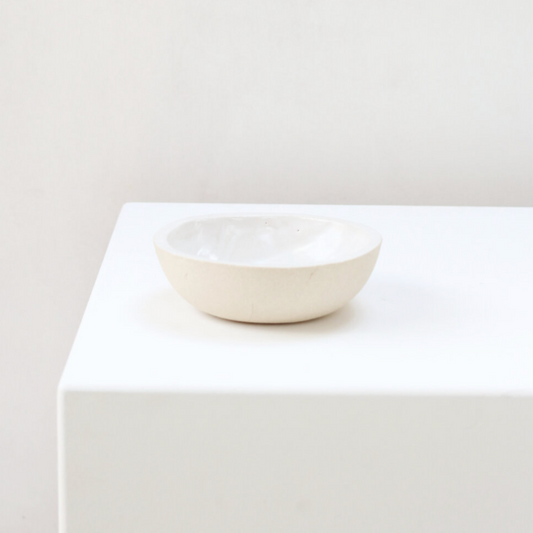 Low Breakfast Bowl - White on White