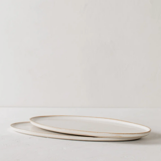 Oval Serving Tray | Stoneware