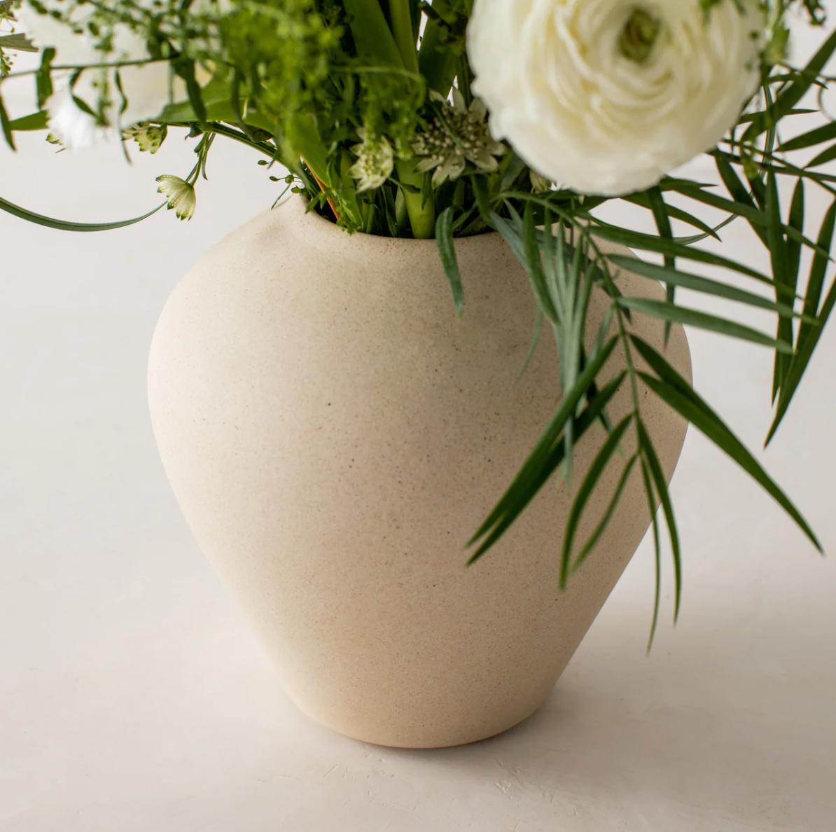 Verdure Vase No. 3 Raw Stoneware