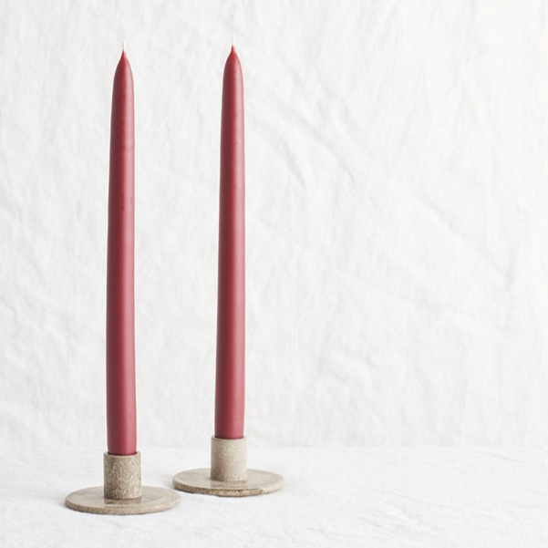 Beeswax Molded Candles - Tapers