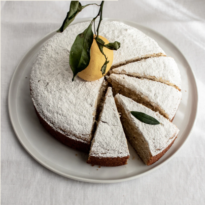 Vanilla with a hint of Lemon Olive Oil Cake
