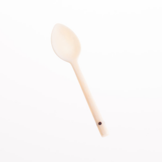 Horn Egg Spoon with Dotted Handle