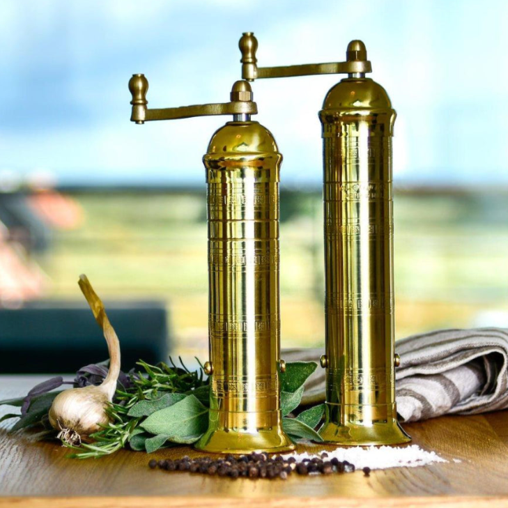 Brass - 8" or 9" pepper grinder