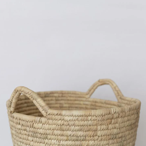 Palm Leaf Laundry Basket