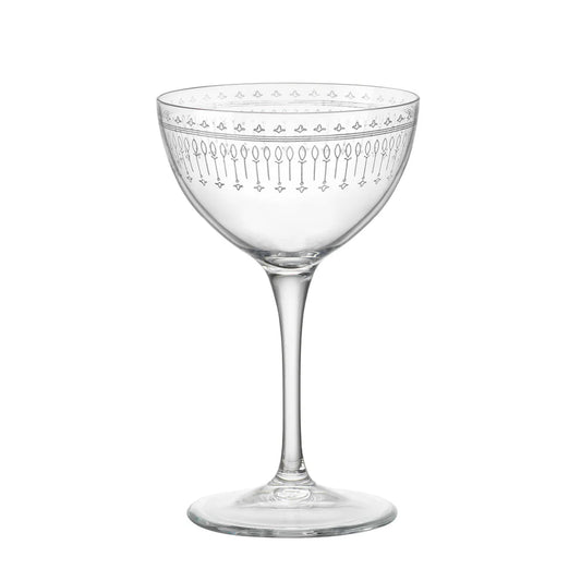 Novecento Art Deco Martini Cocktail Glass