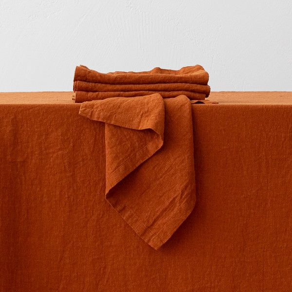 Stonewashed Napkin in Cinnamon