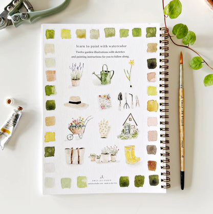 Garden Watercolor Workbook