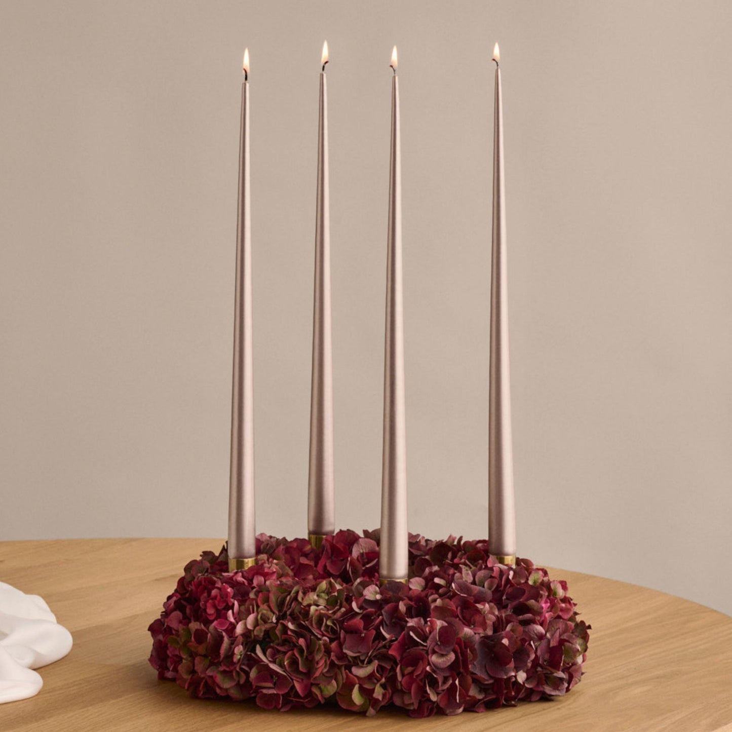 Metallic Taper Candle Pairs